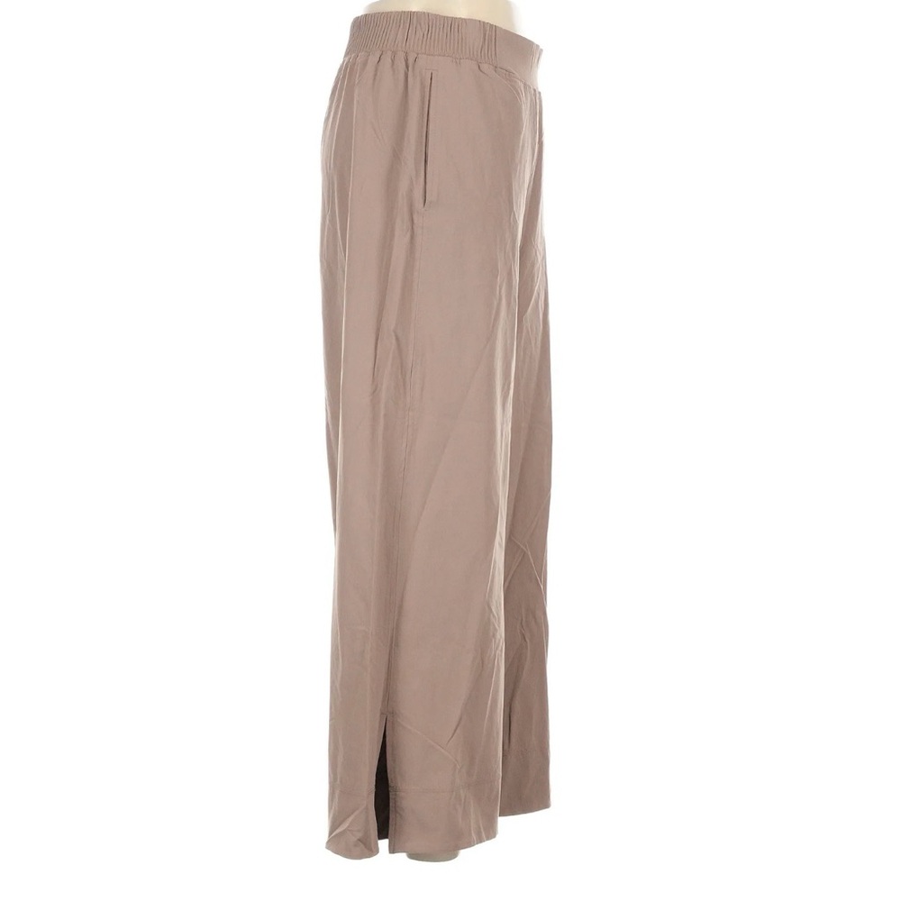 Lululemon Stretch Woven High-Rise Wide-Leg Cropped Pant in  "Taupetastic" Sz M - Picture 2 of 7